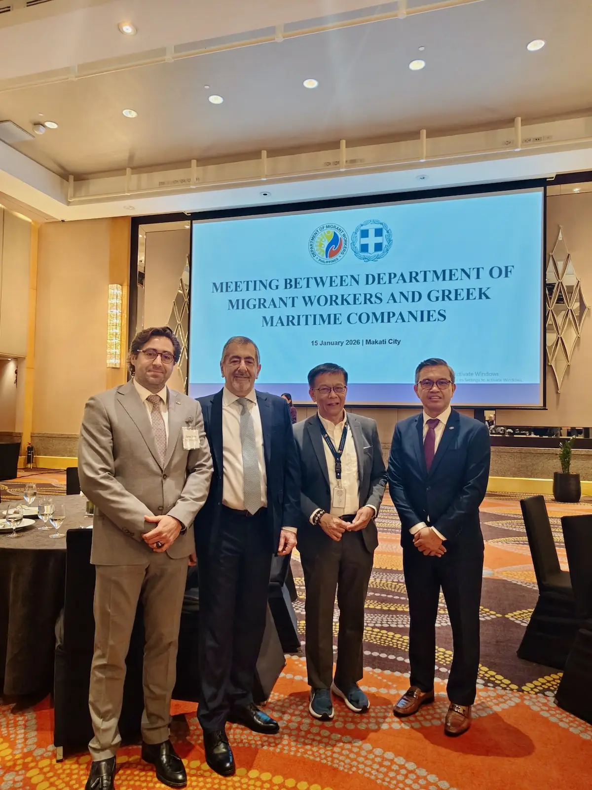 Greek Embassy DMW event